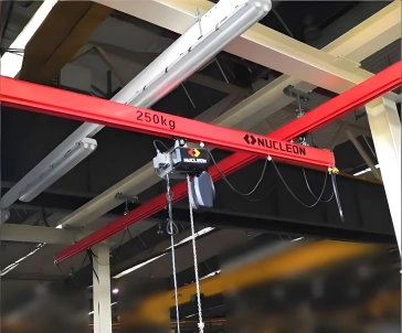 Flexible suspension single-girder bridge crane