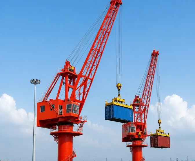 Single Jib Container Crane